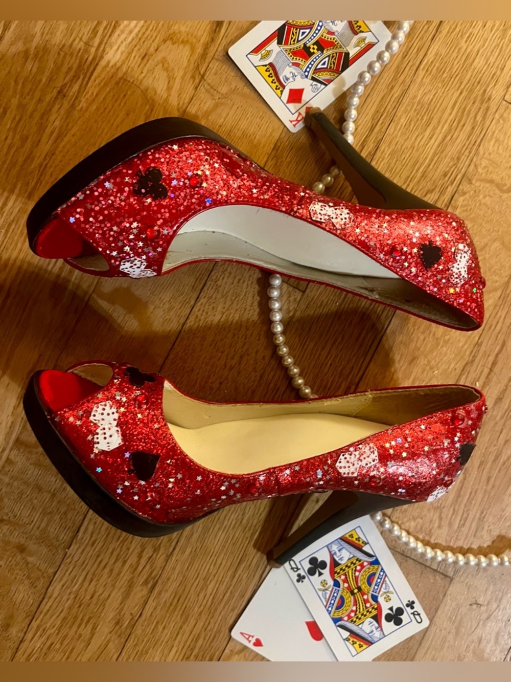 Custom Bling VEGAS Heels! Sz 7 🎰👠 - Picture 10 of 13